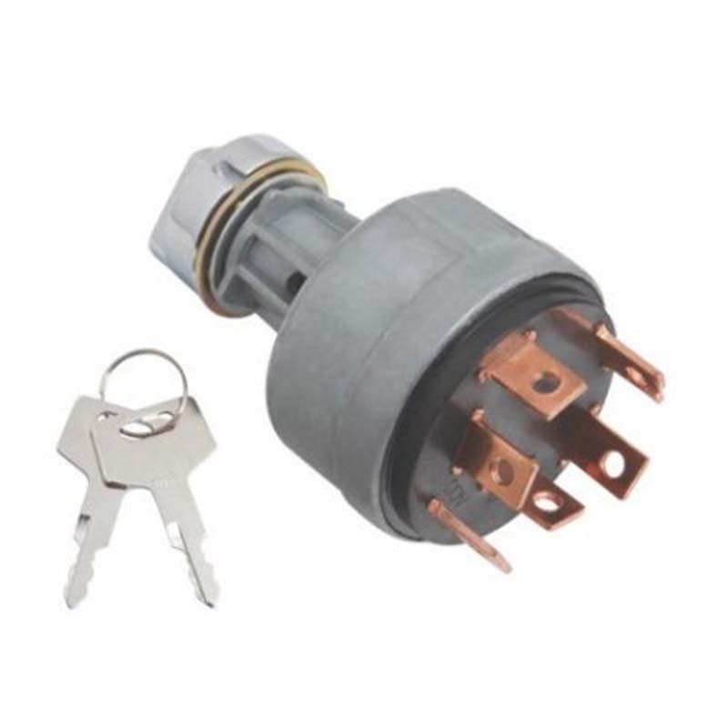 Hergestellt für Takeuchi TL130 TL150 TB125 TB145 TB175 - Zündschalter 1700100023 170010052 1700100072 mit 2 Stück Schlüssel 317 TL130, TL150, TB125, TB135, TB145, TB175