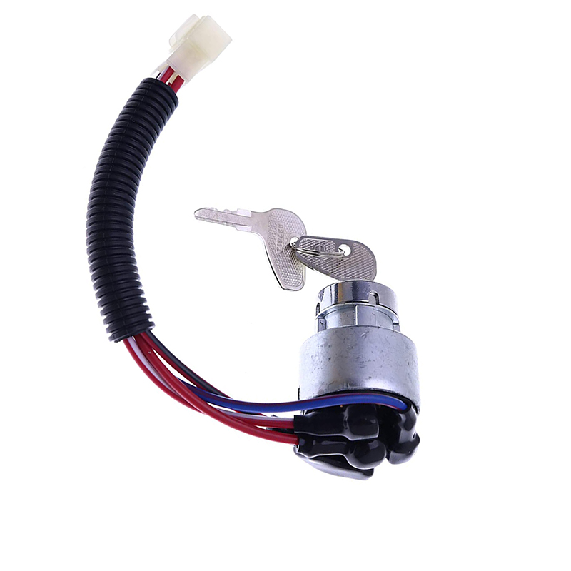 Kompatibel mit Kubota L2800F L4400F MX5000F - Zündschalter TC020-31820 TC02031820 Zündschloss L2600DT, L2600F, L2800DT/HST, L2800F, L3000DT, L3000F, L3200DT, L3200F, L3200H, L3400DT/HST, L3400F, L3700SU, L3800DT, L3800F, L3800H, L3300DT, L4300F, L4400F, L