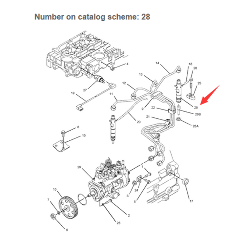 Speziell für Caterpillar CAT Backhoe Loader 414E 416D 416F 420D 420E 422E 422F 424D Motor 3054C 3054 - Injector 236-1674 CA2361674 414E,416D,416F,420D,420E,420F,422E,422F,424D