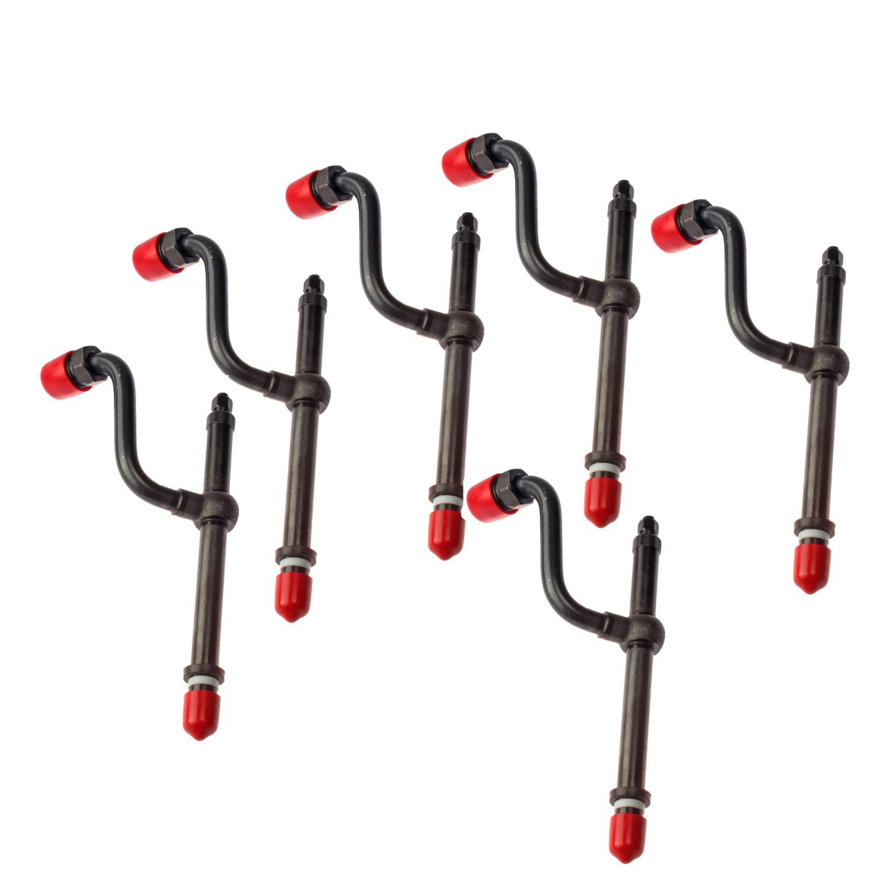 Kompatibel mit 6pcs Injector AR39811 AR46846 AR50781 SE501163 Passform John Deere 3010 3020 4000 4010 4020 4040 4230 500 500C 510 600 660 AR50783 20494 3010,3020,4000,4040,4230,500,500C,510,660