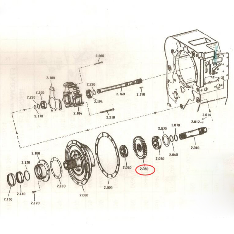 Direkter Ersatz für ZF Getriebegetriebe 4WG180 4WG200 SDLG Radlader LG958L - Eingangsgetriebe 4644302016 4644 302 016 4WG180, 4WG200