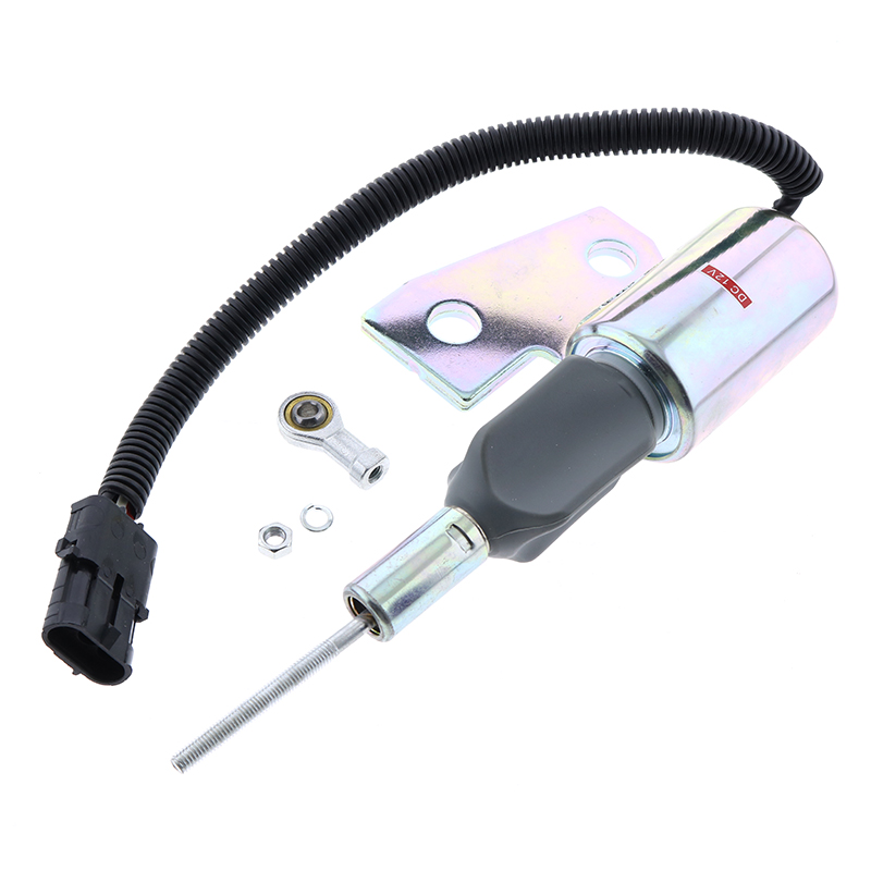 Perfekt für CASE 580M 60XT 70XT 90XT 688G New Holland U80 LV80 - 12V Fuel Shut Off Solenoid J991167 87420952 87435487 60XT,70XT,90XT,95XT,850K,650K,585G,588G,580M,580SM,590SM,570MXT,686G,686GXR,688G,RP110,RP65,RP85,LV80,U80