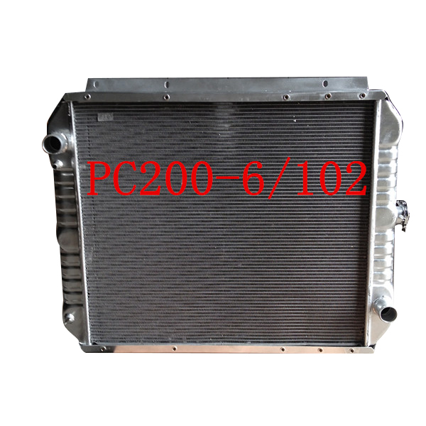 Ma?geschneidert für KOMATSU PC200-6 PC210-6 Motor 6D102 - Water Tank Radiator Core ASS'Y 20Y-03-21510 206-03-61410 20Y-03-21710