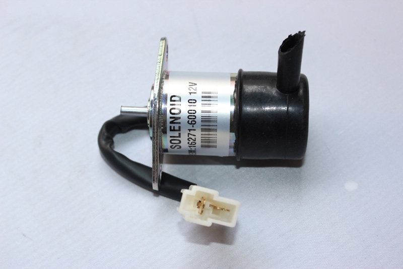 Kompatibel mit Kubota V2203 Diesel Shut Down Solenoid 16271-60012 052600-4151 Denso# 052600-4151 ; Kubota #16271-60012 16271-60010 s KX41H, KX61-2 S-SERIES, KX61-2, KX71, KX101, KX151, KX151, B1550,F2000,GV3160,KX101,L2550,R410 etc. Passend für Kubota Bag
