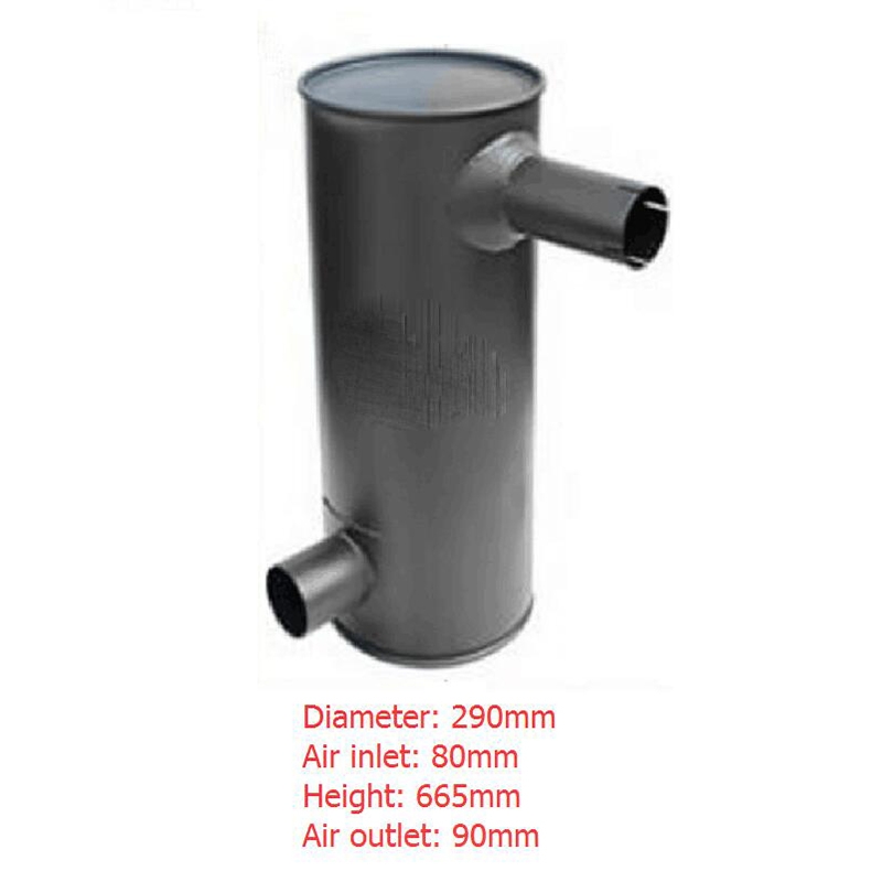 Optimiert für Doosan Daewoo Bagger SOLAR 220LC-V DH220-5 SOLAR 220LL - Muffler 2203-1701 22031701 SOLAR 220LC-V,DH220-5,SOLAR 220LL