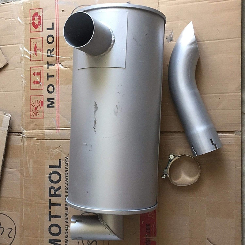 Funktioniert gut mit Hitachi EX120-2 EX120-3 Bagger 4BG1 4BD1 Motor - Muffler 4649870 EX120-2,EX120-3