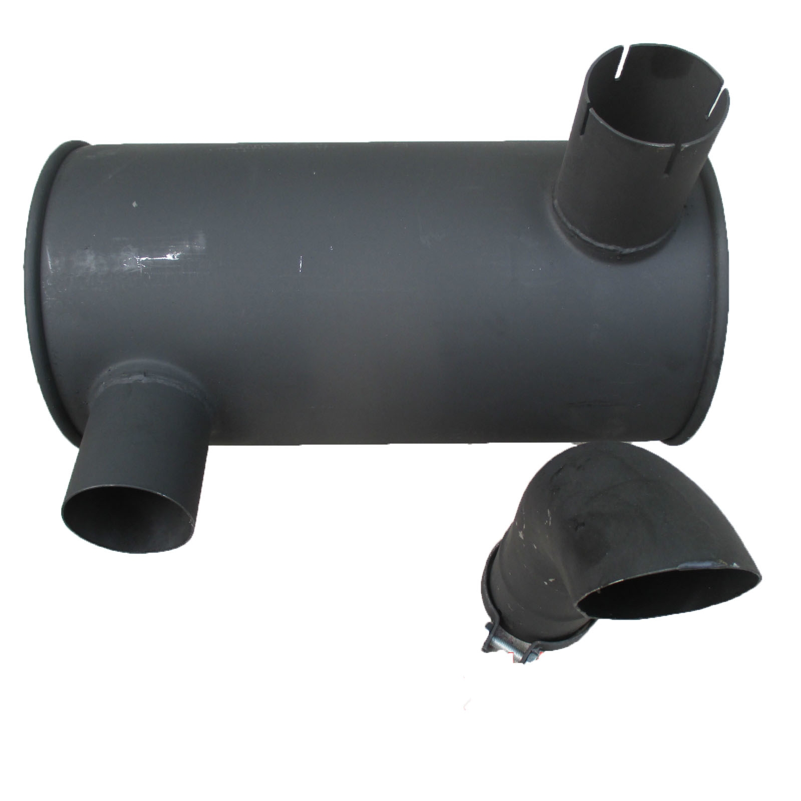 Passend für Komatsu Bagger PC100-6 PC120-6 PC130-6 PC128UU-1 PC128US-1 PC128U-2 Motor 4D102 - Muffler 6732-11-5840 6732-11-5550 PC100-6,PC100-6S,PC100-6Z,PC100L-6,PC120-6H,PC120-6J,PC120-6S,PC120-6Z,PC120LC-6,PC128US-1,PC128US-2,PC128UU-1,PC128UU-2,PC130-