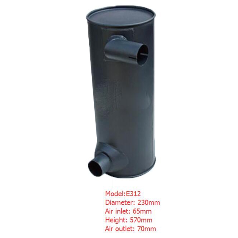 Geeignet für Caterpillar CAT Bagger E312 - Muffler Silencer