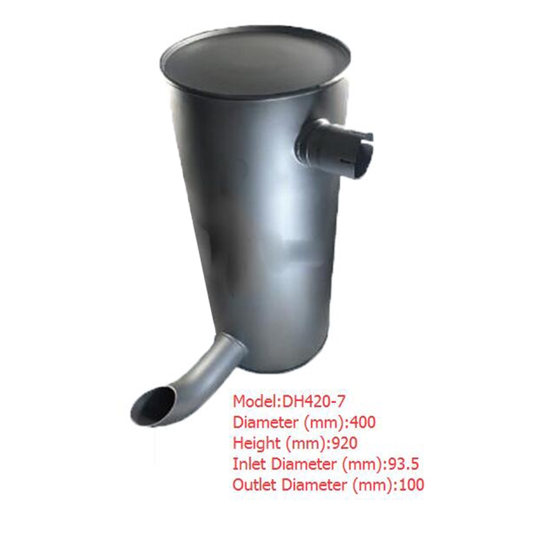Funktioniert gut mit Doosan Bagger DH420-7 - Muffler Silencer