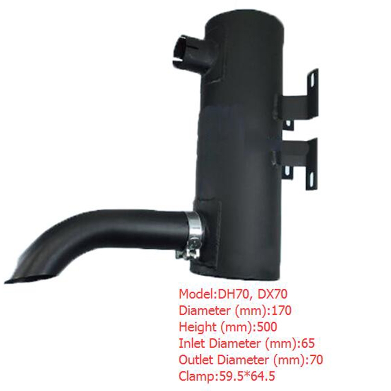 Speziell für Doosan Bagger DH70 DX70 - Muffler Silencer DH70, DX70