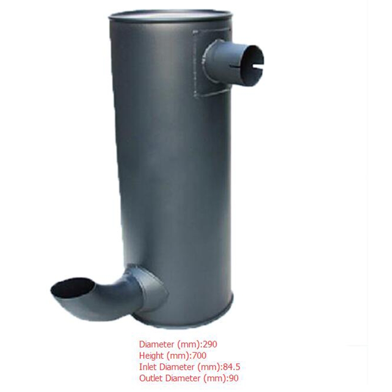 Geeignet für Hitachi Bagger EX200-8 ZAX200 - Muffler Silencer EX200-8, ZAX200