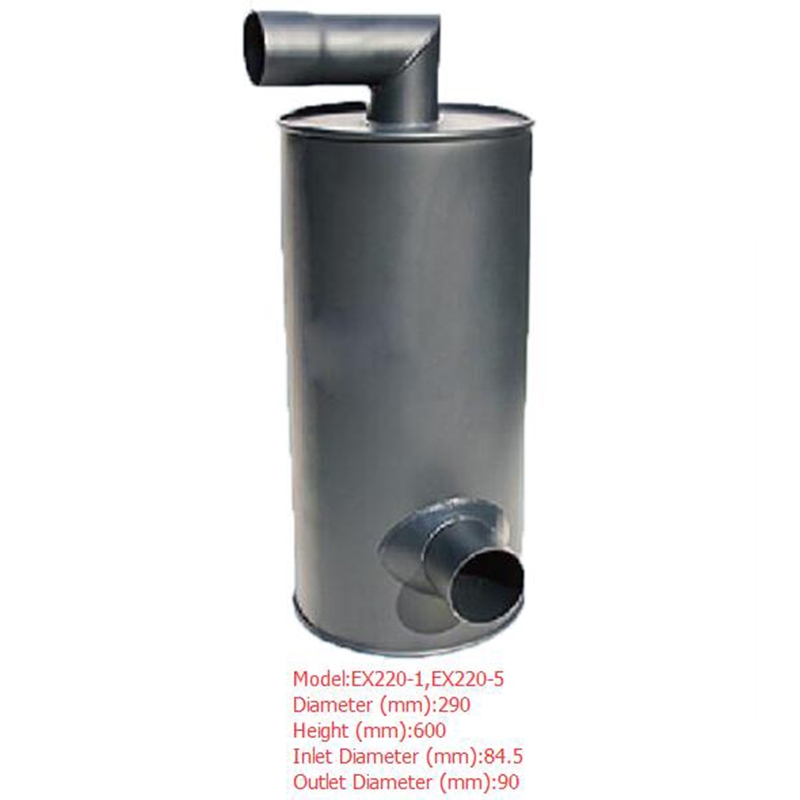 Direkter Ersatz für Hitachi Bagger EX220-1 EX220-5 - Muffler Silencer EX220-1, EX220-5