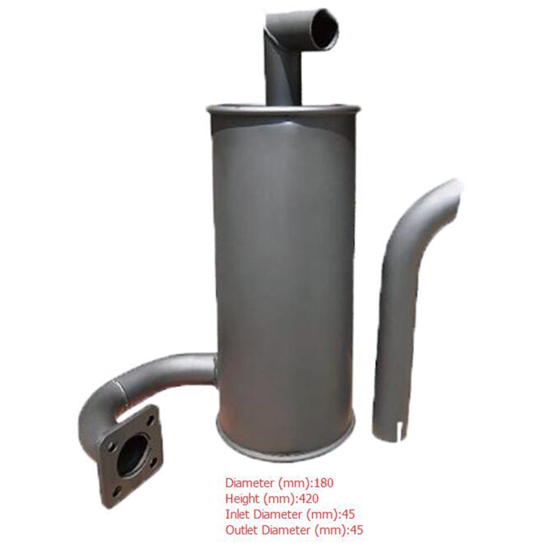 Hergestellt für Hitachi Bagger ZAX55 - Muffler Silencer