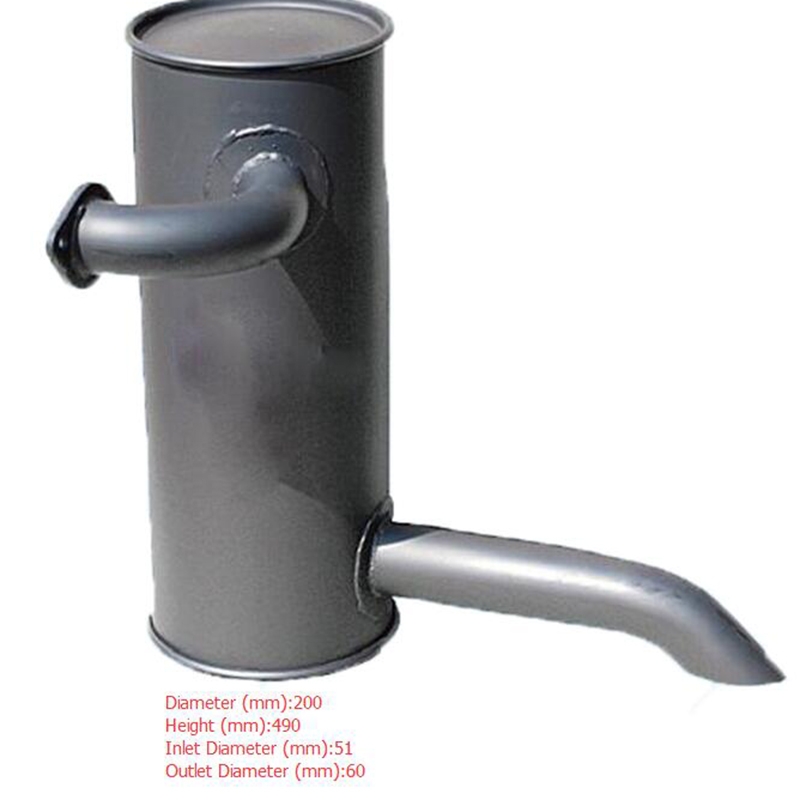 Optimiert für Hitachi Bagger ZAX70 - Muffler Silencer