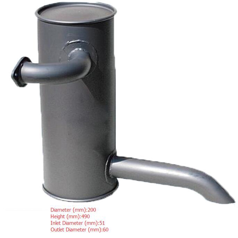 Optimiert für Hitachi Bagger ZAX75 - Muffler Silencer