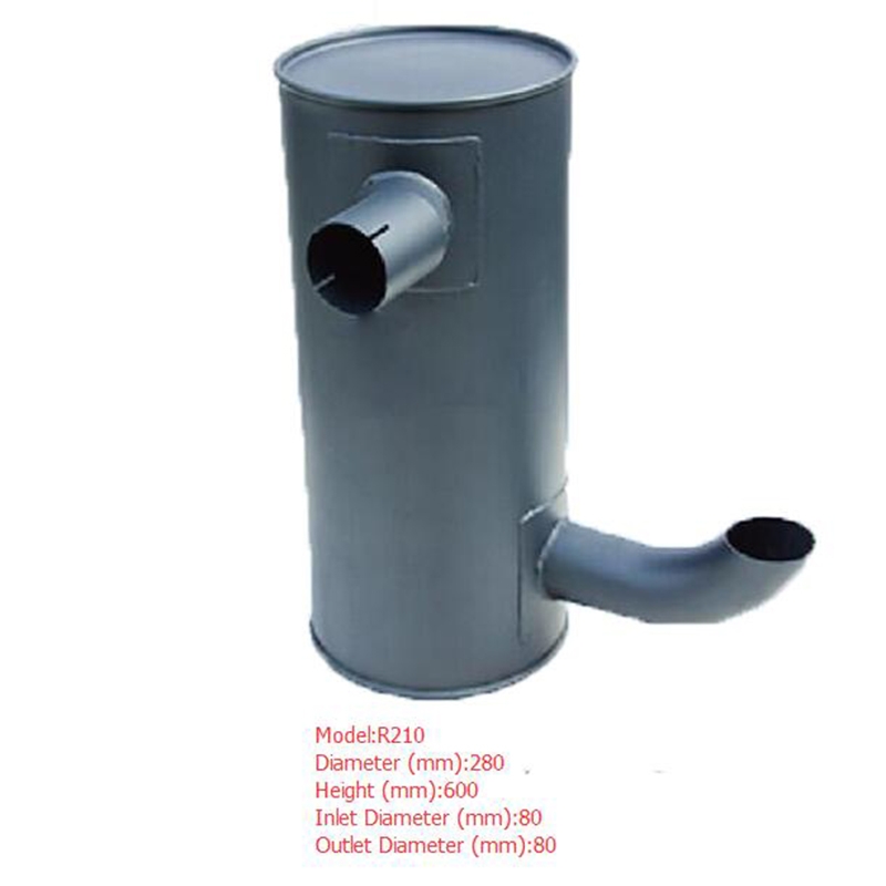 Ma?geschneidert für Hyundai Bagger R210 - Muffler Silencer