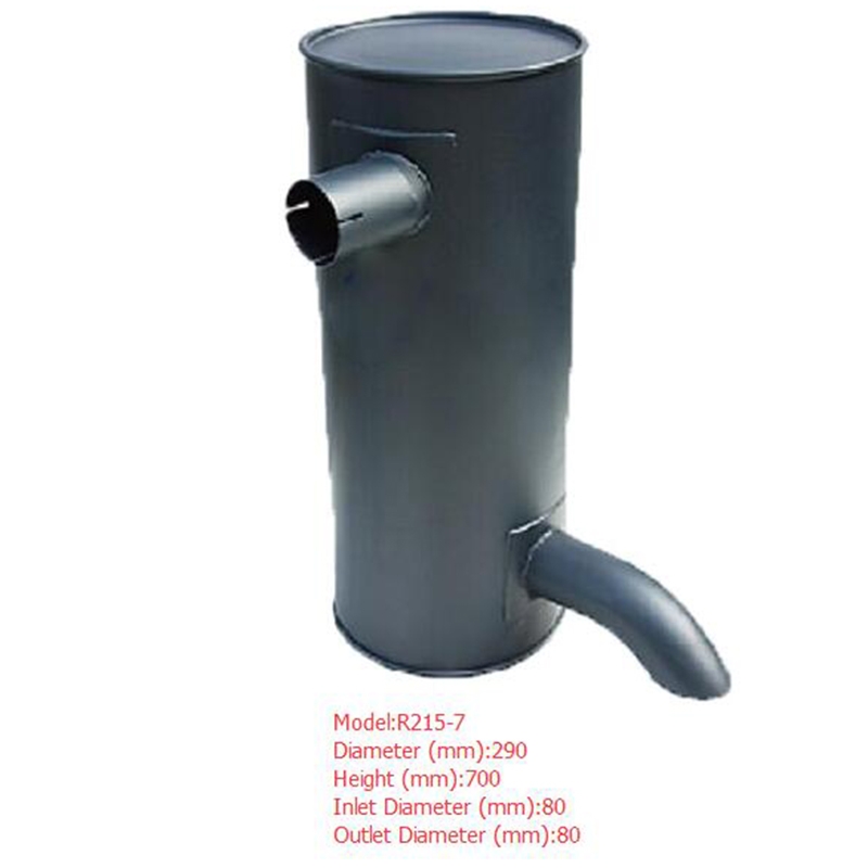 Kompatibel mit Hyundai Bagger R215-7 - Muffler Silencer