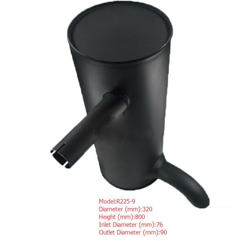 Optimiert für Hyundai Bagger R225-9 - Muffler Silencer