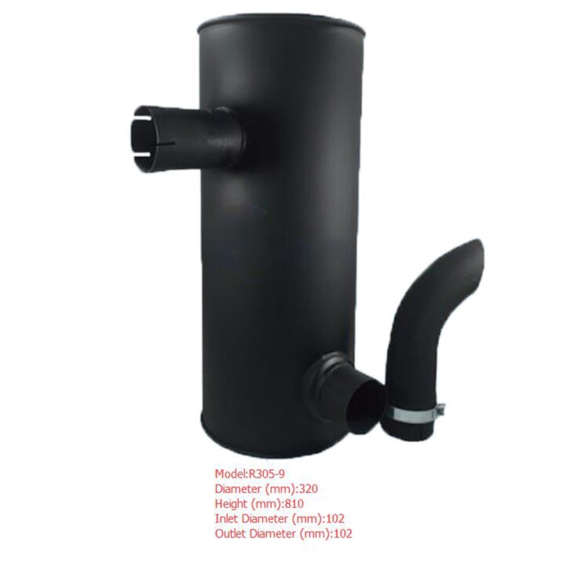 Perfekter Ersatz für Hyundai Bagger R305-9 - Muffler Silencer