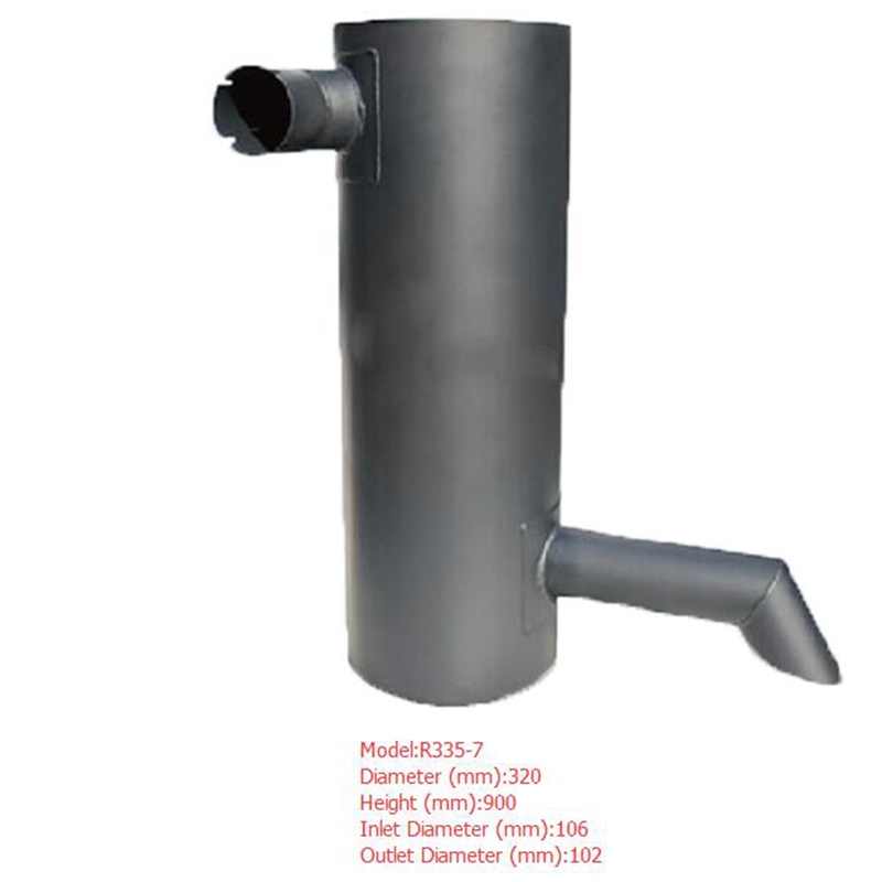 Speziell für Hyundai Bagger R335-7 - Muffler Silencer