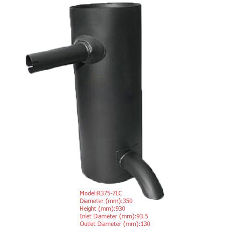 Ma?geschneidert für Hyundai Bagger R375-7LC - Muffler Silencer