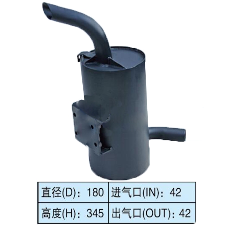 Gebaut nach JCB 8506 Bagger - Muffler Silencer