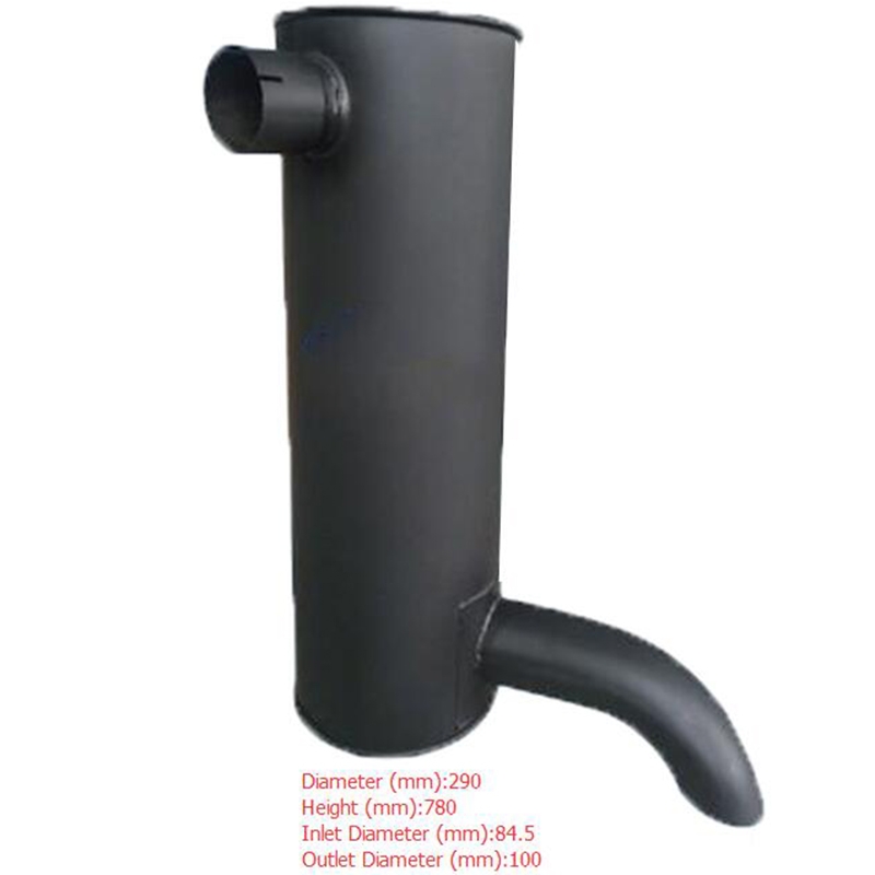 Ma?geschneidert für Sumitomo Bagger SH350-5 Siamese - Muffler Silencer