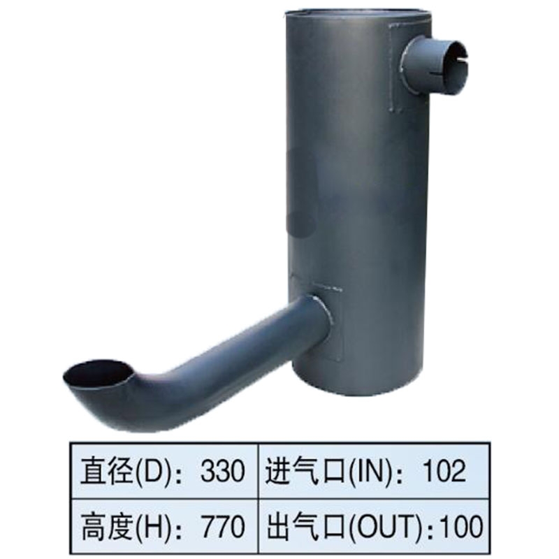 Kompatibel mit Volvo Bagger EC240BP - Muffler Silencer