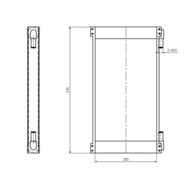 Hergestellt für Caterpillar CAT 416C 416D 424D 426C 428C 428D 432D 436C 438C 438D - ?lkühler 1420724 142-0724 CA1420724 416C, 416D, 420D, 424D, 426C, 428D, 430D, 432D, 436C, 438C, 438D