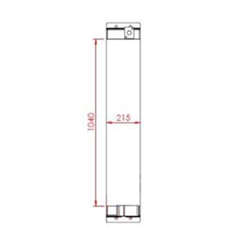 Insbesondere für Komatsu D275A-5 D275AX-5 Bulldozer - ?lkühler 17M-03-45111 17M0345111 D275A-5, D275AX-5