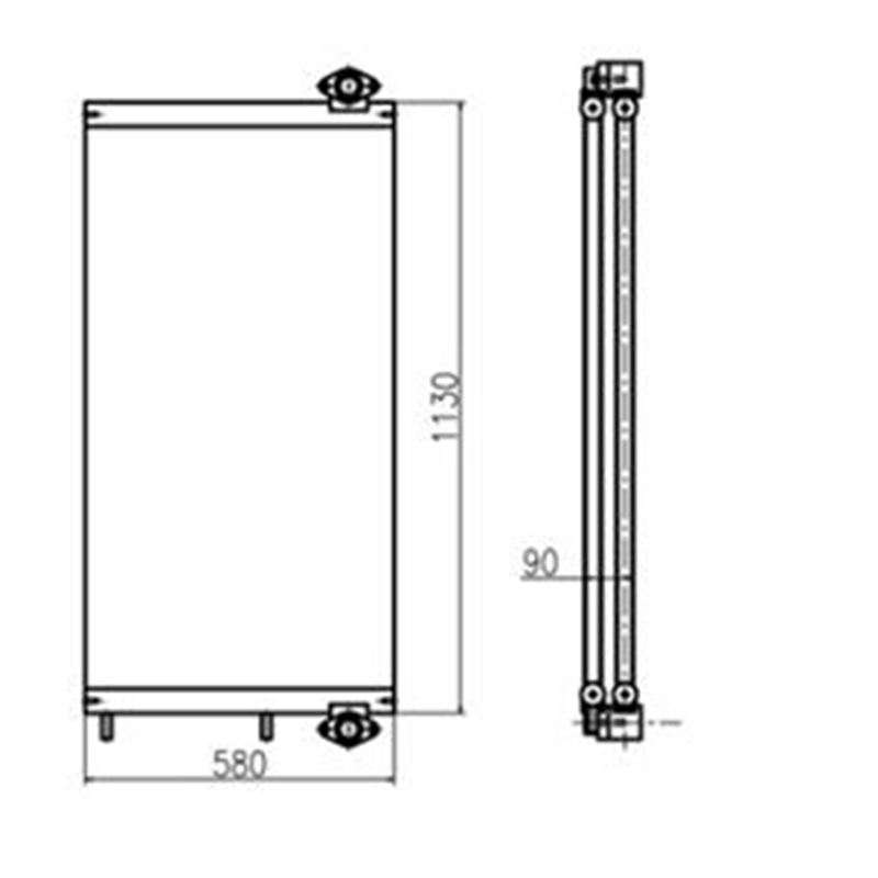 Perfekter Ersatz für Komatsu PC450-7 PC400-7 PC350-8 PC300-8 Bagger - ?lkühler 208-03-71131 2080371131 PC450-7, PC400-7, PC350-8, PC300-8