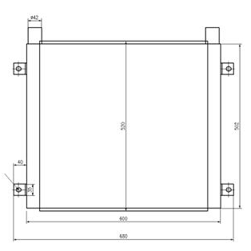Speziell für Komatsu HD785-7 WA600-3 WD600-3 WA600-3D - ?lkühler 426-03-21370 4260321370 HD785-7, WA600-3, WD600-3, WA600-3D