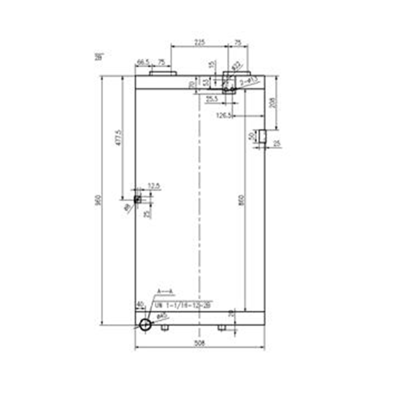Speziell für Caterpillar CAT 966G-1 Radlader - ?lkühler