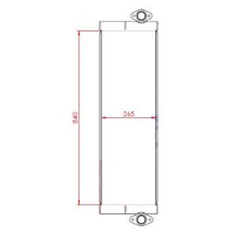 Gebaut nach Hitachi Bagger ZW310 - ?lkühler RYU4HA00C00008219