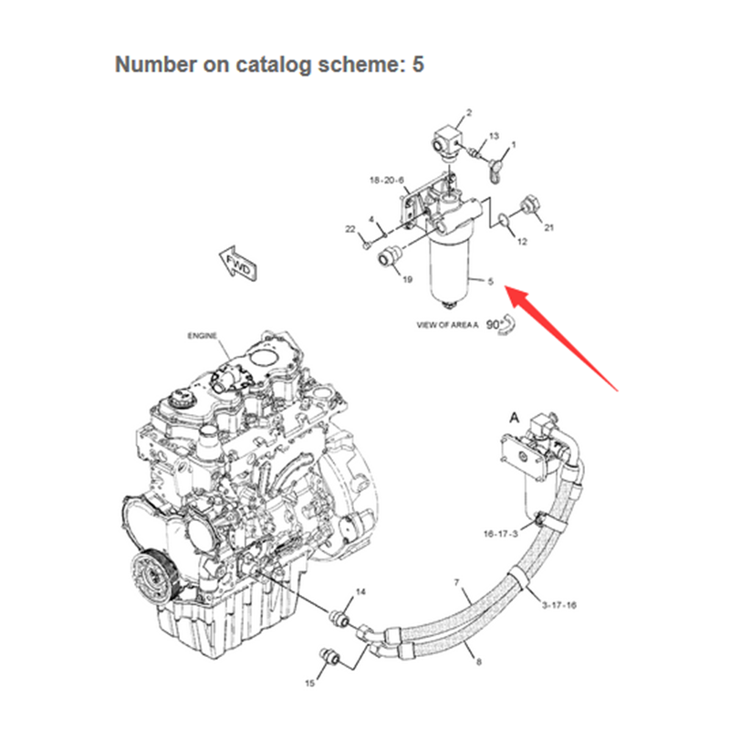 Hergestellt für Caterpillar CAT Bagger 312E 314E L 316E L 320D2 320E 324E 329E Motor C4.4 C7.1 C6.6 - ?lfilter 322-3154 CA3223154 312E,314E L,316E L,320D2,320E,324E,329E