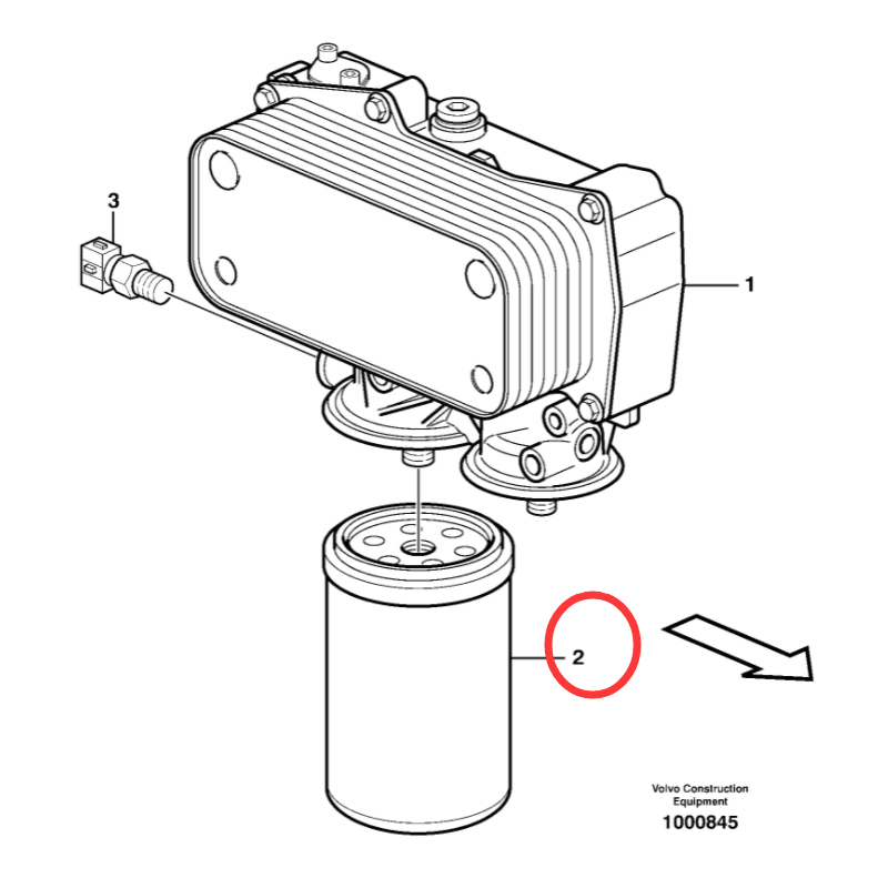 Perfekter Ersatz für Volvo Backhoe Loader BL60 BL61 BL70 LB71 - ?lfilter VOE11700375 VOE 11700375 BL60,BL61,BL61PLUS,BL70,BL71,BL71PLUS,L50E, EL70C Volvo BM