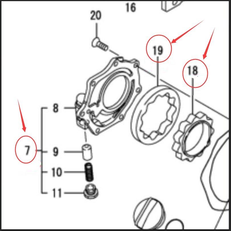 Optimiert für Yanmar TNV88 4TNV88 3TNV88 Motor - ?lpumpe Assy 119802-32100 119802-32111 119802-32120 11980232100 11980232111 11980232120 YM119802-32100 YM11980232100 RYM11980232100 YM119802-32111 YM11980232111