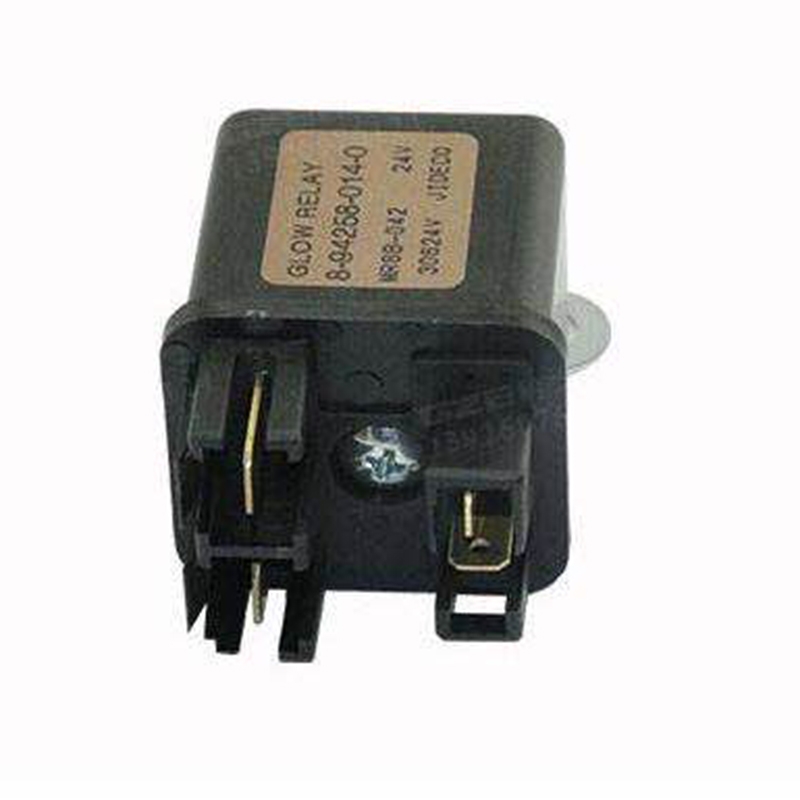 Kompatibel mit Hitachi EX400-3 EX400-5 EX450H-5 CX1000 CX1100 CX1800 CX2000 CX650-2 Isuzu 6HK1 Motor 24V - Original Glow Plug Relay 8942580140 8-94258-014-0 135C RTS JD, 225CL RTS JD, 270C LC JD, 330C LC JD, 370C JD, CX1000-C, CX1100, CX1800, CX2000, CX65
