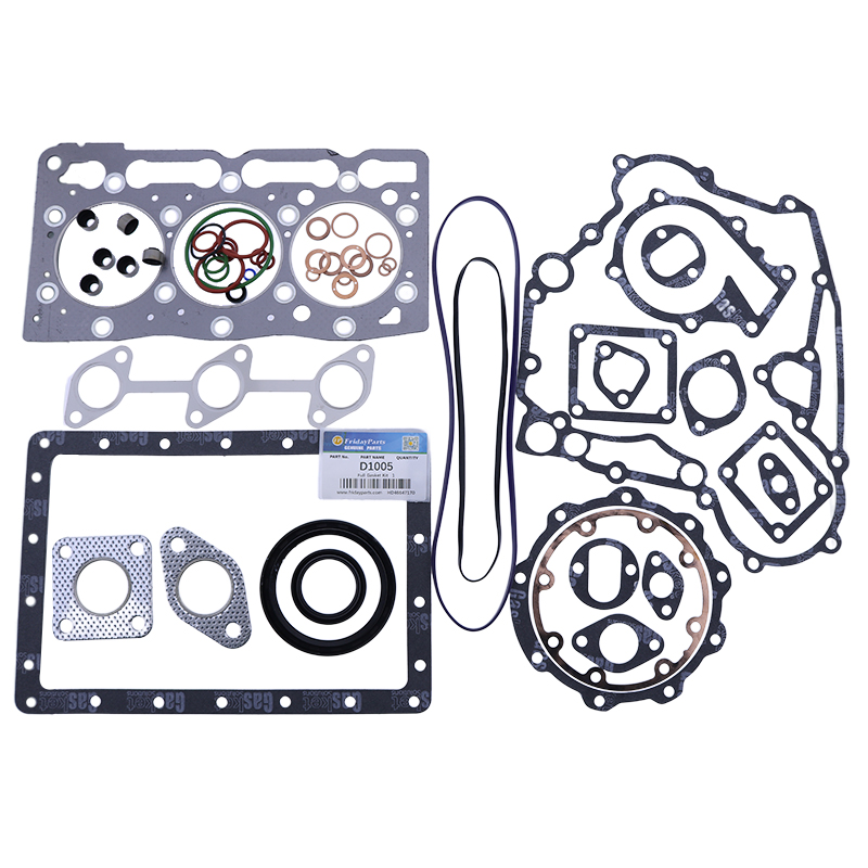 Direkter Ersatz für Kubota B2100 B2301HSD B2320 B2601HSD B7500 B7510 BX2660 BX2670 BX2680 ZD326 - D1005 Motor Volldichtungssatz 16236-99352 16226-99364 1623699352 1622699364 B1750D,B1750E
