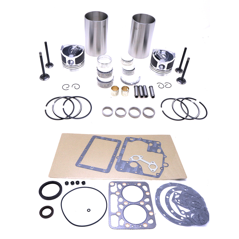 Passt Kubota Z650 Motor - Overhaul Rebuild Kit 15221-21110 15221110 15221-21050 1522121050 16050-02310 1605002310 KH-1 10, KH-18(L), L175, L185DT, L2050DT, L2050F, L225DT, L235DT, L2350F, L245DT, L245F, L245H, L285P, L285WP, L345, L345DT, M4000