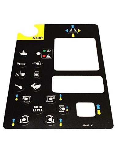 Aufbau m Control Panel Decal 82417GT 82417 für Genie GS-2668 RT GS-3384 GS-33990 GS-4390 - Plat 82417 C GS-2668 RT,GS-3384,GS-3390,GS-4390,GS-5390