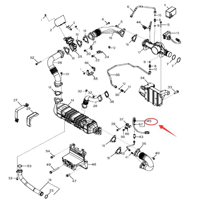 Für John Deere 1050K 824K 844K 9410R 9460R 9460RT 9510RT 9560R 9560R 370E 460E 460E - Drucksensor RE546986 9410R, 9460R, 9460R, 9510R, 9510RT, 9560R, 9560RT, 370E, 410E, 460E