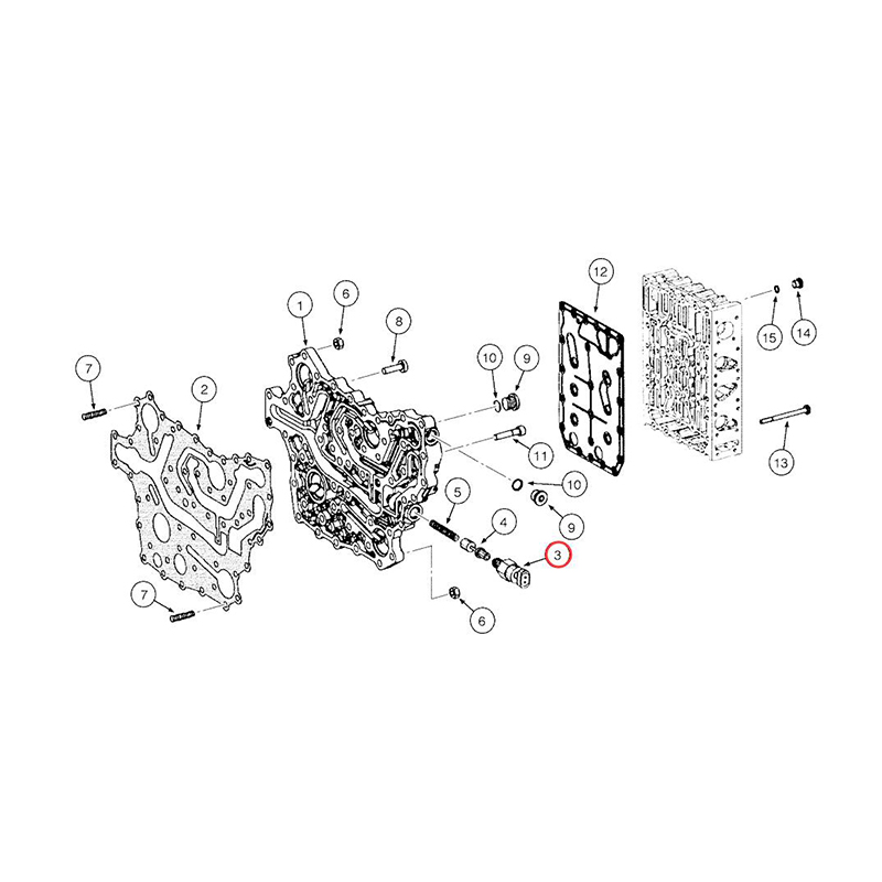 Funktioniert gut mit CASE Grader 845 Loader 521D 621D 721C 821C - Druckschalter 71449157 332310A1 845, 1221E, 521D, 621D, 721C, 821C, F140, LW190.B