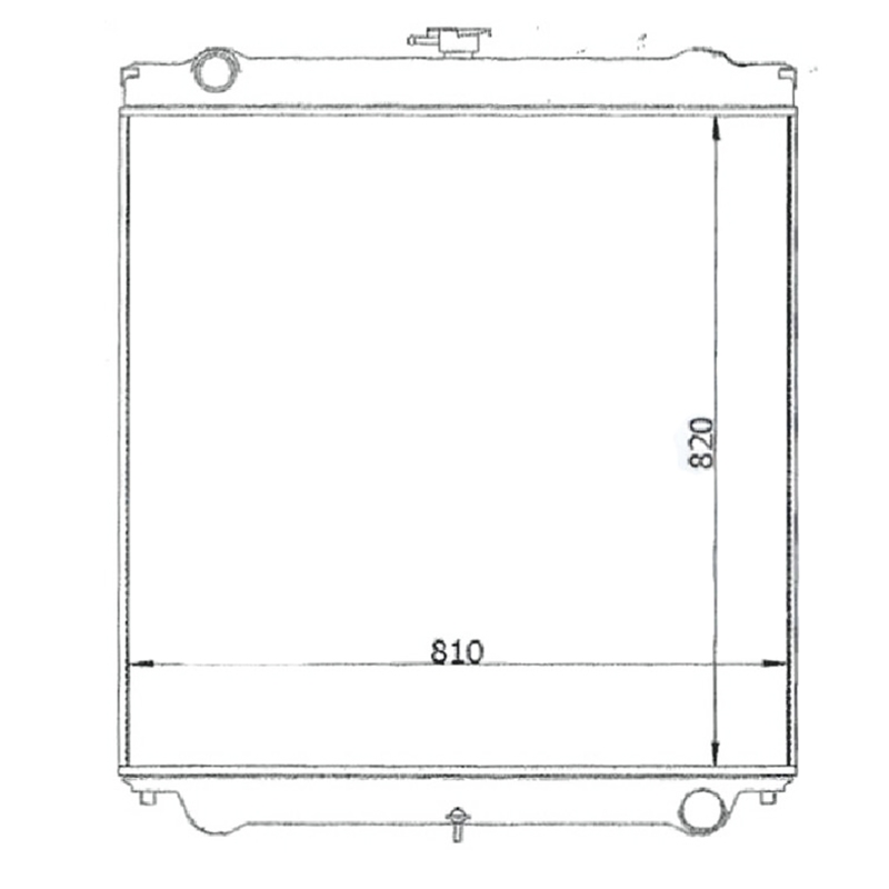 Perfekter Ersatz für Hitachi EX140 Bagger - Radiator