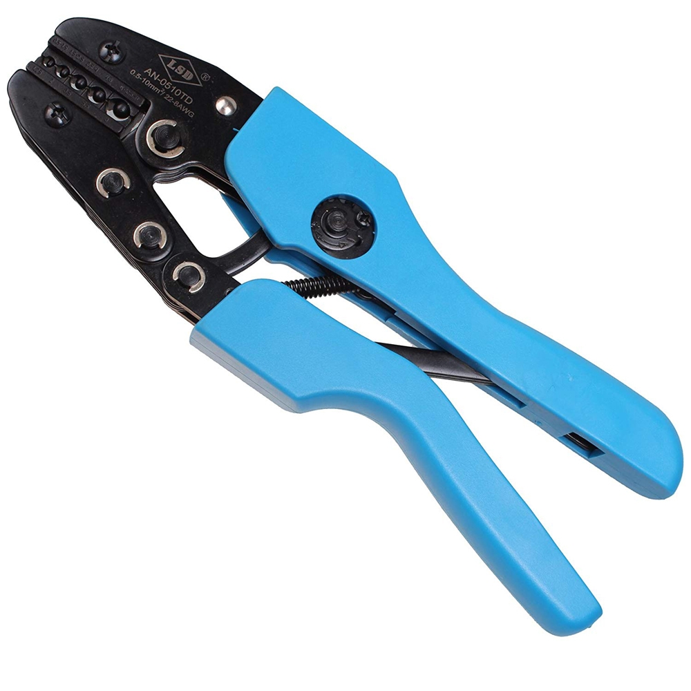 Hergestellt für nicht-isolierte Klemmen Kabellumpen Crimping Piler - Ratcheting Crimper Tool AN-0510TD AN0510TD