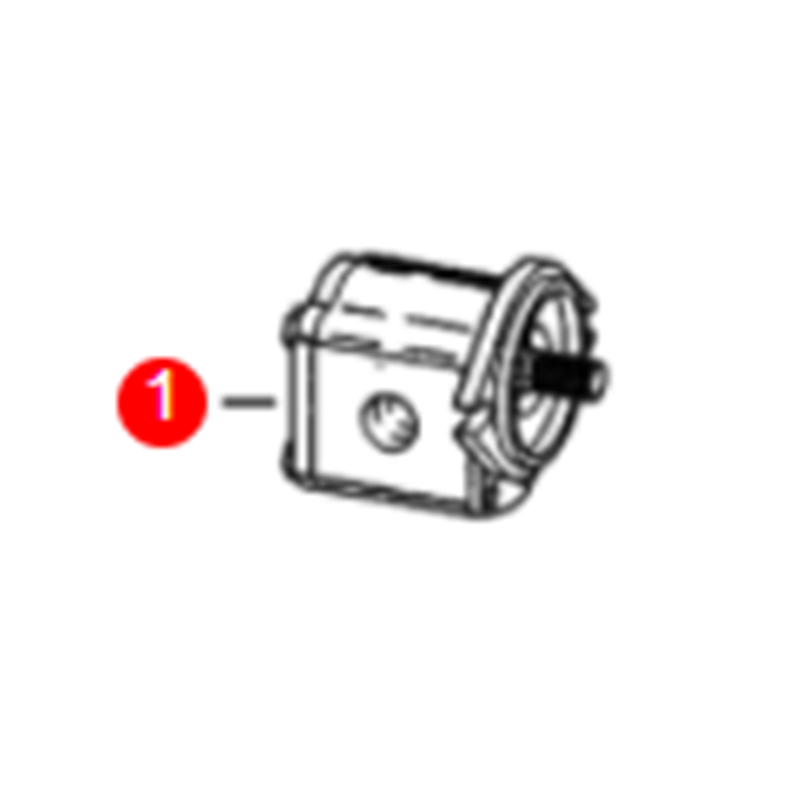 Kompatibel mit Ersatz Zahnradpumpe 6672513 B5501-36836 für Bobcat Ladeger?t 751 753 763 773 7753