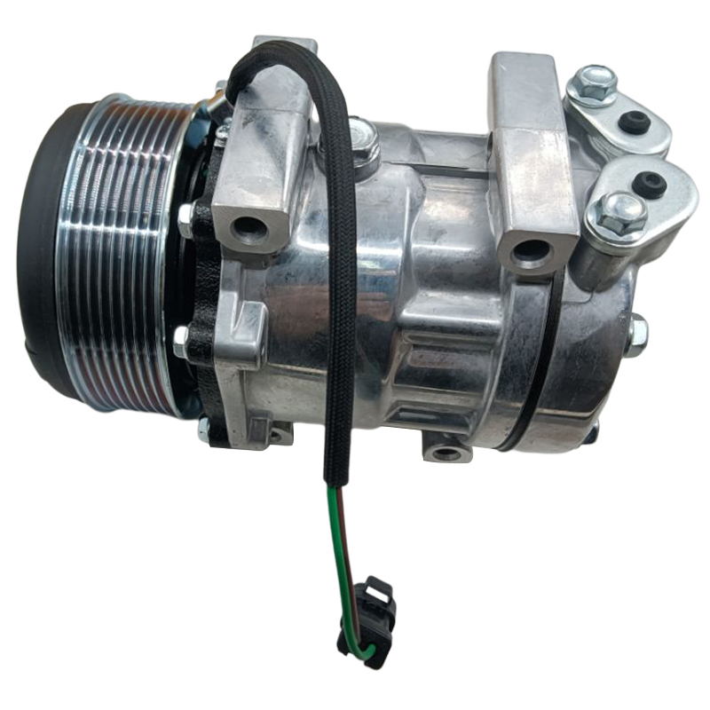 Perfekt für Komatsu Radlader WA500-7 WA500-8 - Sanden SD7H13 A/C Kompressor 569-07-88122 50939918 509-39918 5690788122 569-07-88121 5690788121 8952 1103512 SAA6D140E-6C SAA6D140E-7C SAA6D140E-7C SAA6D170E-5B SAA6D170E-5-B SAA6D170E-5B SAA6D170E-5B-R2 SAA6