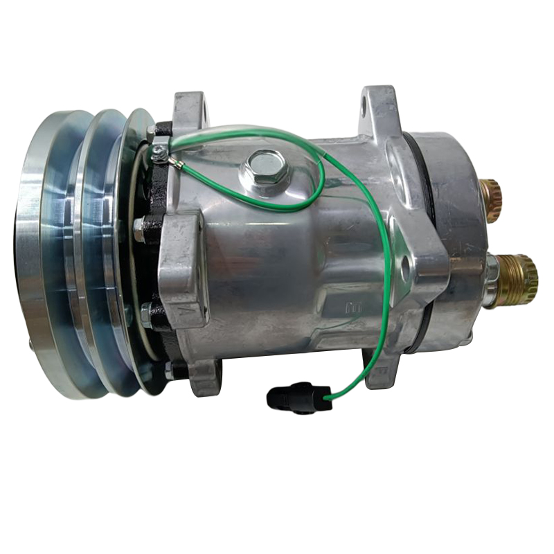 Kompatibel mit CASE Loader 721C 921 821C 621B 721B 921C 821B 921B 621C - Sanden SD7H15 A/C Kompressor 1990760C1 1990760C3 509560 5095603 5095604 1150G,850E,850G,855E,621B,621C,721B,821C,821C,921,921B,921C