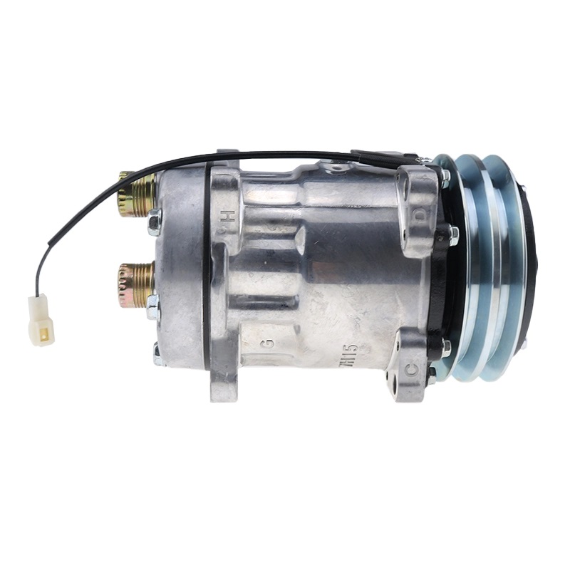 Optimiert für Massey Ferguson Traktor 373 374 383 384 393 394 - Sanden SD7H15 A/C Kompressor 3550921M91 3538725M91 3552611M91 373,374,383,384,393,394,6560,6880,7560,7880,8560,8880,9080,6560F,6560L,6560V,7560F,7560L,7560V,8560F,8560L,Blizzard 50, Blizzard