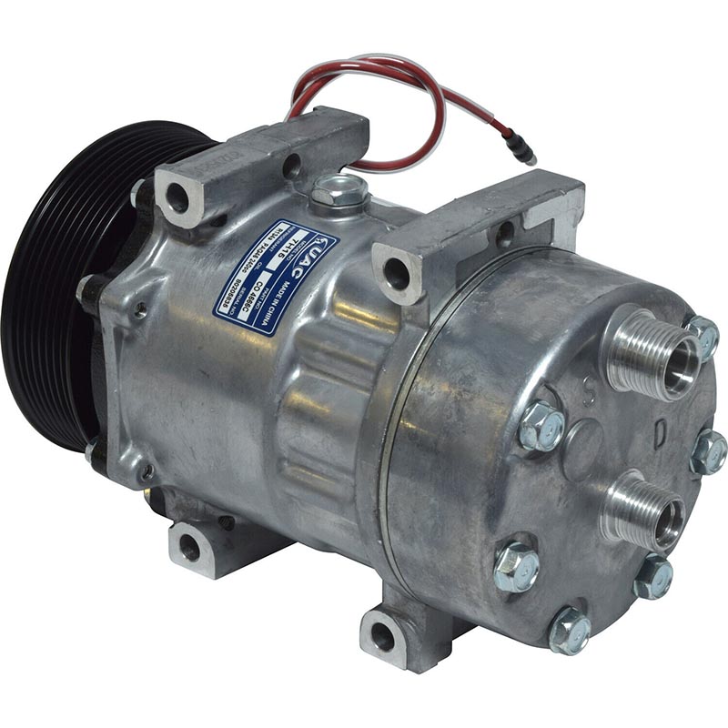 Fits Ford Truck F650 F750 - Sanden SD7H15A/C Kompressor 4666 4022 19466 1027N9 4094 MX0182 ABPN83304187 ABPN83304263 ABPN83307973 1521824 F650,F750